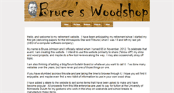 Desktop Screenshot of bruces-woodshop.com